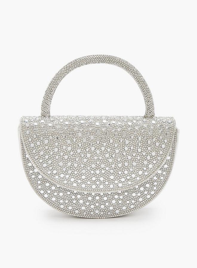 Flora Bella By Shoexpress Crystal Design Bag With Detachable Shoulder Strap Ramadan Collection - Image 1
